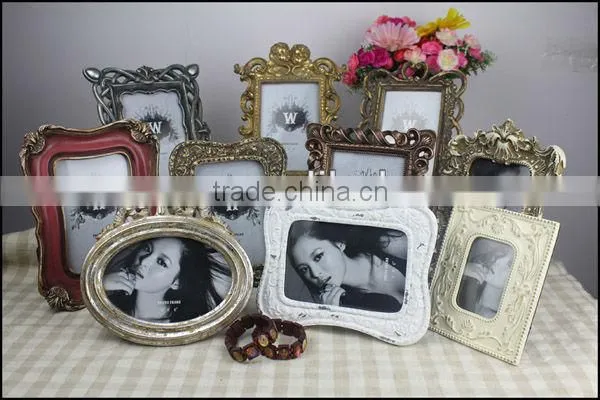 Wall decor polyresin hot sale photo picture frames