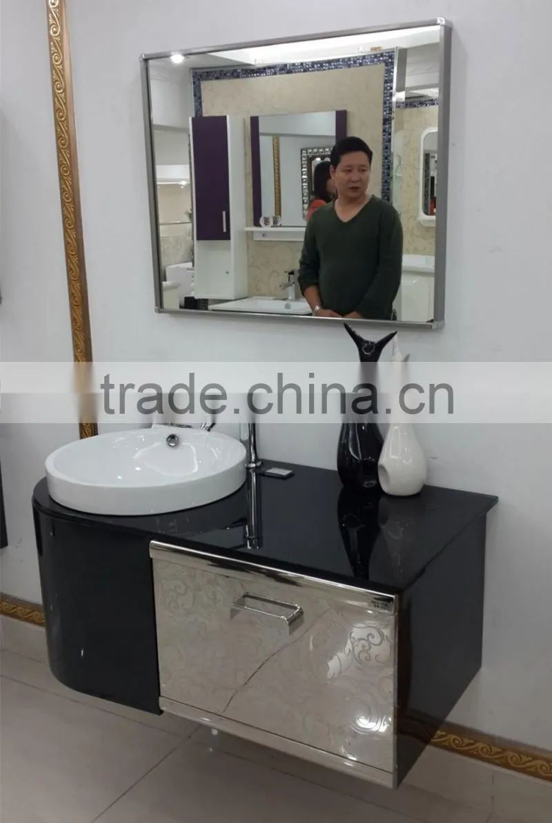 1000x510mm commercial stainless steel bathroom vanity GD2001