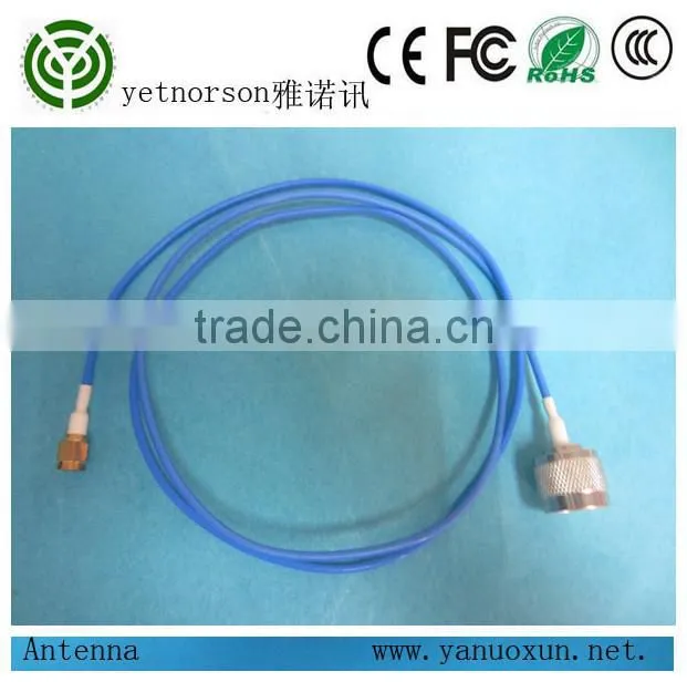 Yetnorson rf cable with semi rigid cable and SMA male to SMA male connector