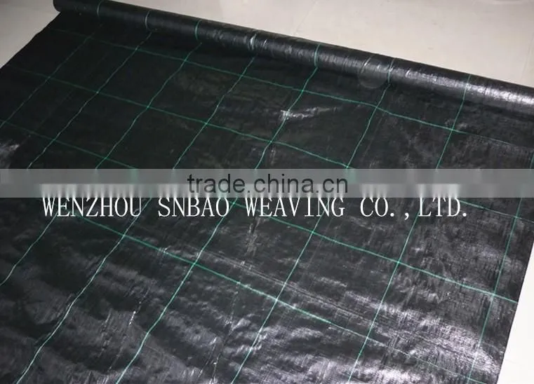 PP woven fabric as weed mat/ground cover/silt fence/landscaping/geotextiles