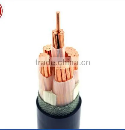 China suppiler different types of three phase 5 core pvc insulated power cable