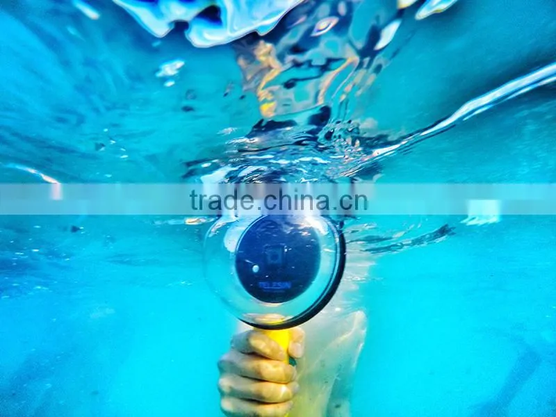 Telesin Unique designing 6" Waterproof Acrylic Dome Port for the Go pro Hero3+ and Hero4