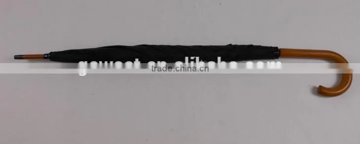 23 inches black color wooden handle umbrella wholesaler
