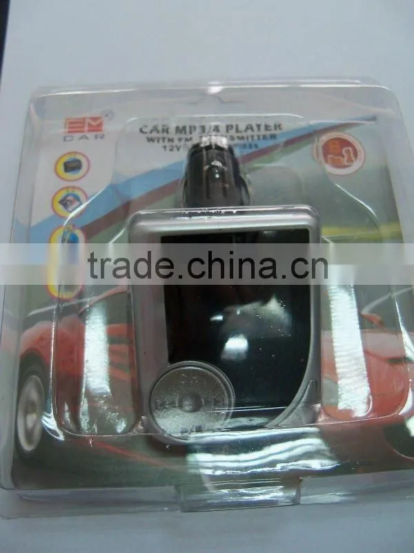 Double card car mp3 player with FM modulator