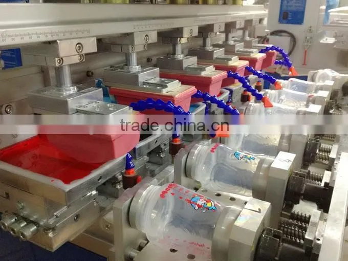 High Precision 6-color Pad Printing Machine with rotary conveyor GW-M6/C