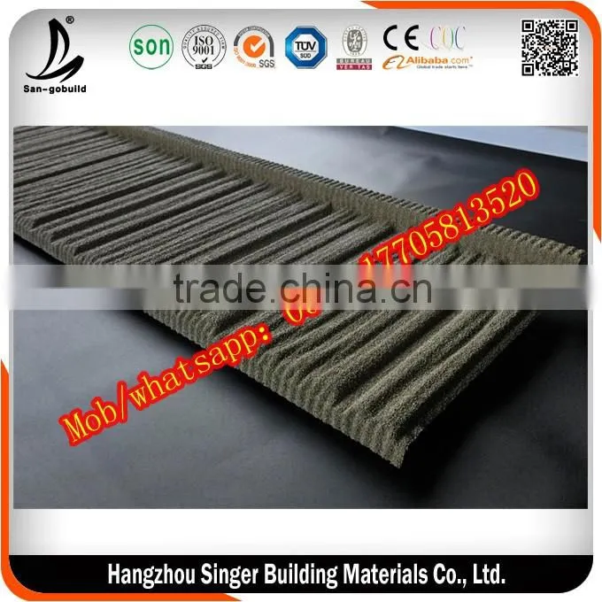 Stone Coated Metal Roofing Tile And Roof Gutter Factory