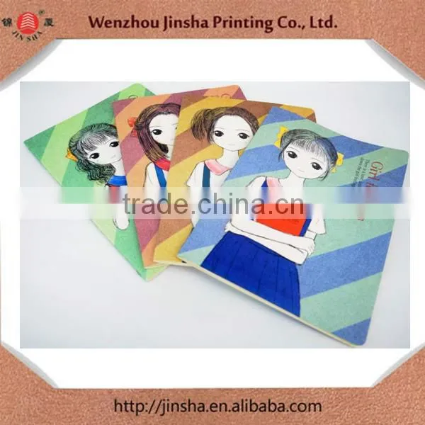 Soft Cover PU A5 Size Printing Sewing Thread Promotion Notebook