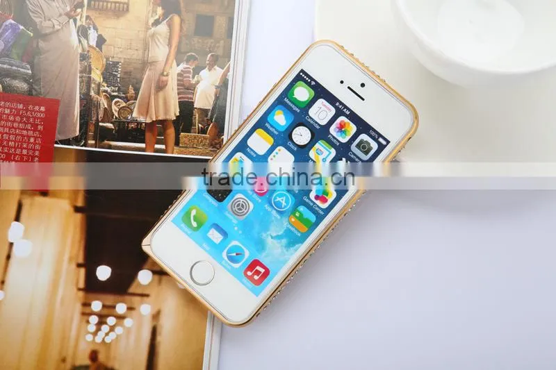 For iphone casings cell phone metal case for iphone 6 plus mobile diamond phone cover for iphone cases