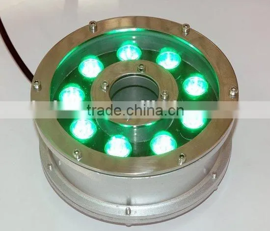 High quality Led Underground Light in Round Green Light