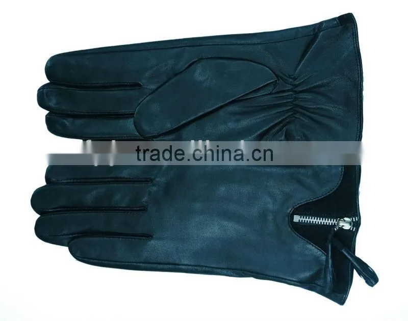 2014 fashional cheap Black leather gloves manufacturer