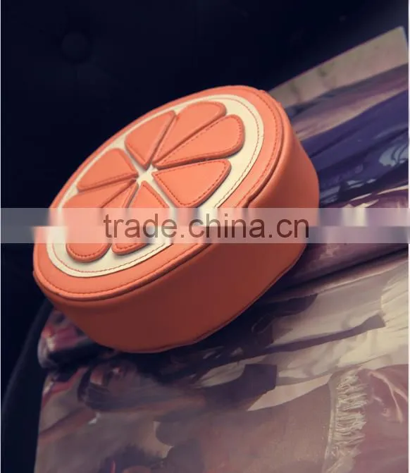 2016 hot selling coin purse fruit shape coin purse girl cute wallet with chain