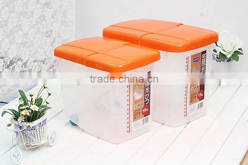 2014 Hot sale 5KG-15KG plastic rice storage containers