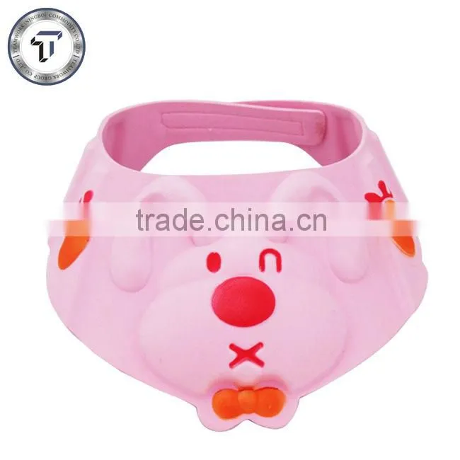 New style rabbit design baby bath hat