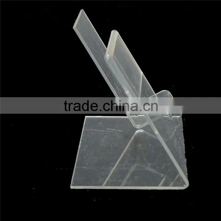 2pcs Clear Acrylic Cell Phone Smartphone Display, Price Menu Holder Show Stand