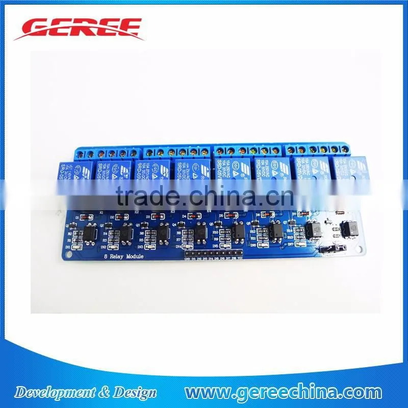 5V 8-Channel Relay Module with Optocoupler Low Level Triger Stable for Arduino