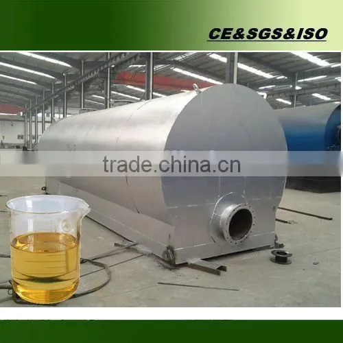 Large export Crude oil to diesel distillation machine by Vacuum pressure