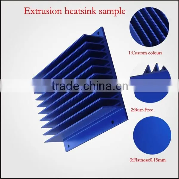 Custom Black anodized Aluminum Extruded Electronic Enclosures
