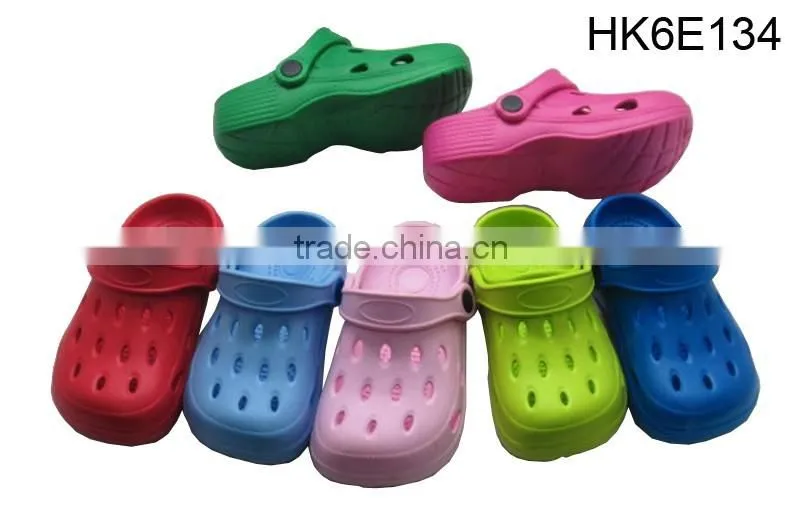 EVA Garden Clogs Shoes Simple Design Colorful Kids Clogs