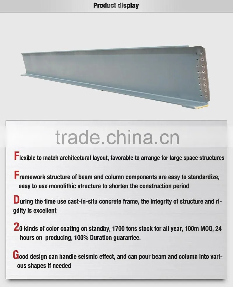 building material steel fram structure building