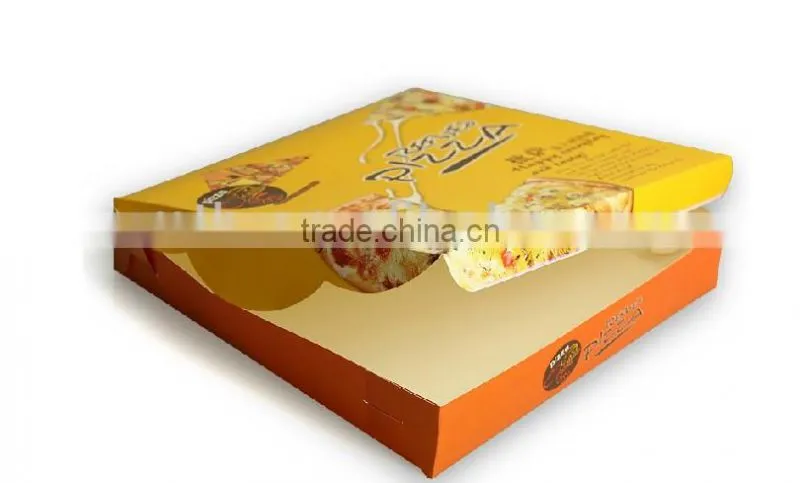 Custom paper box for pizza tark packaging with cheap price wholesale