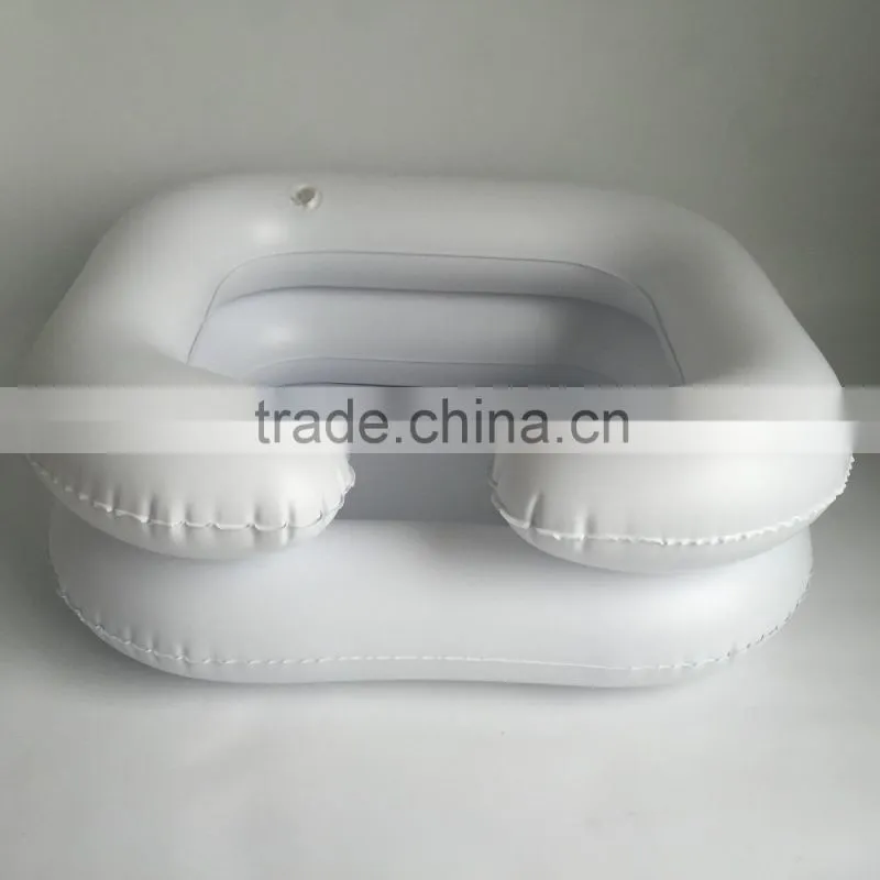 portable and durable inflatable shampoo basin for Shampoo on the bed
