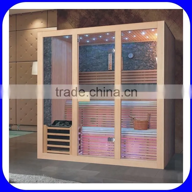 3~4 person traditional stone dry steam sauna room