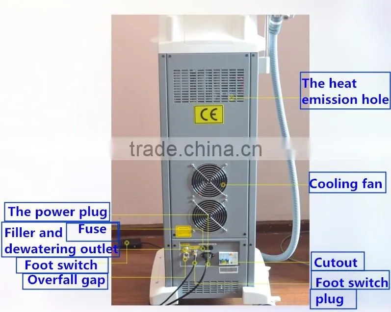Medical 808nm vacuum slimming machine Hair Removal Machine