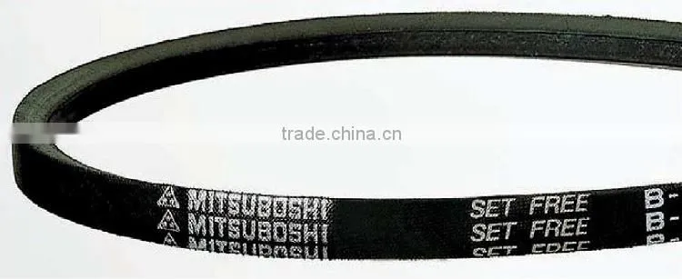 Reliable friction drive mitsuboshi v belt for industrial use