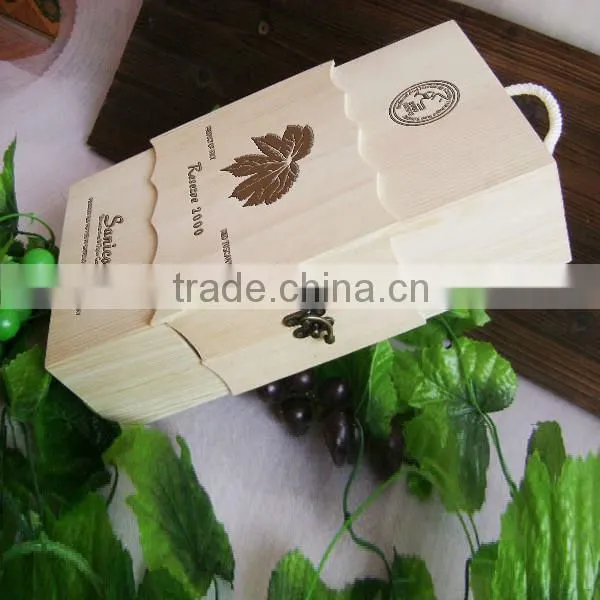 pine wood wine boxes