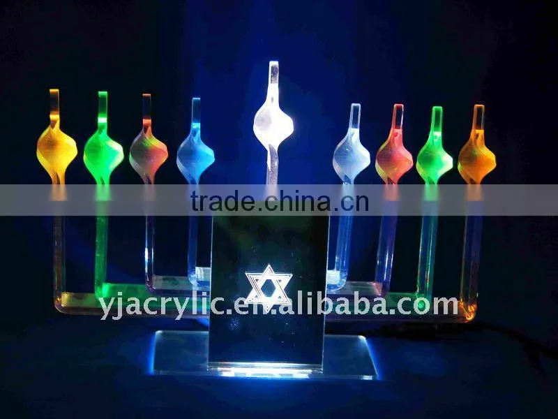 Acrylic cigarette display with LED