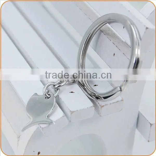 20mm High Polished Stainless Steel Flat Split Ring For Bag