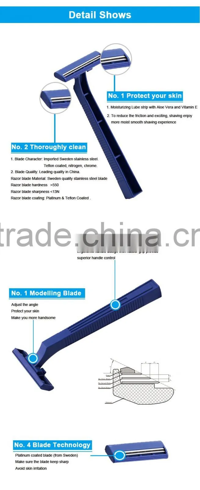 Single Blade Painless Disposable Surgical Blades