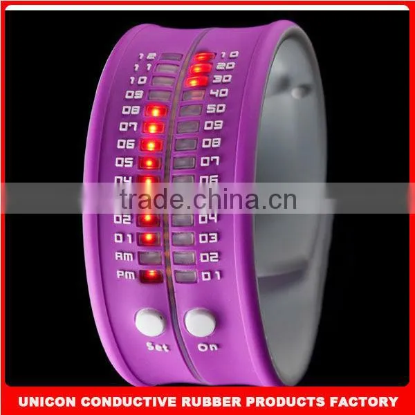 New arrival best silicone led watch of special design various color