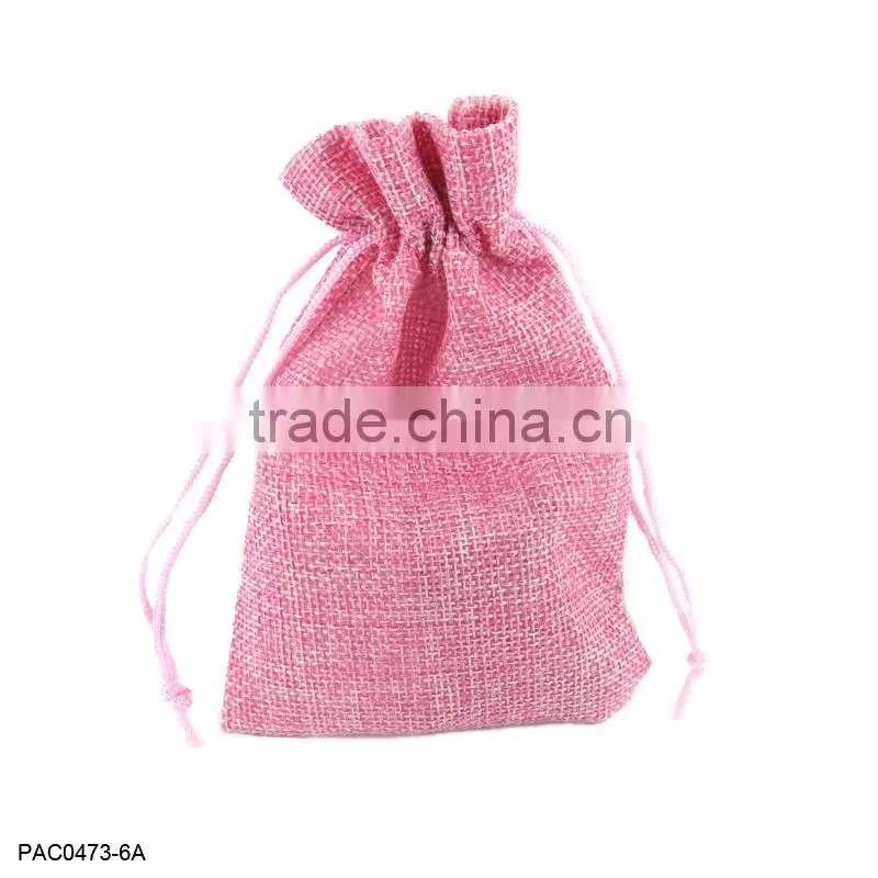 10*15cm Different Color Jewelry Linen Bag