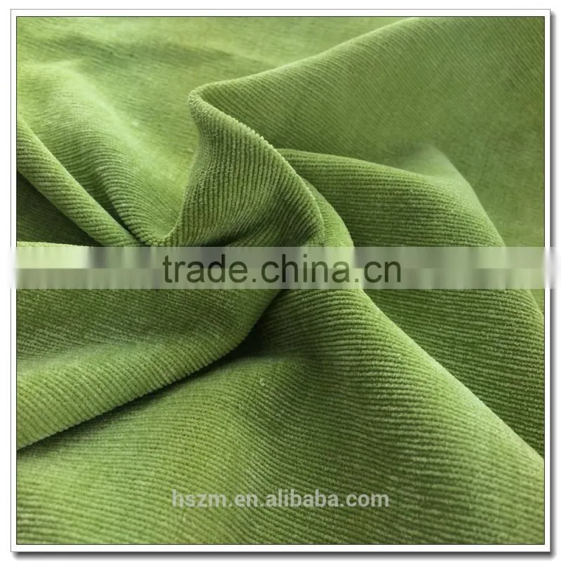 Wholesale 100% polyester corduroy bonded T/C fabric for corduroy sofa fabric
