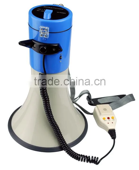 50w recordable mp3 megaphone with usb & sd