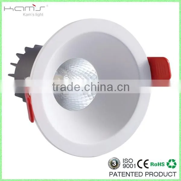 5 years warranty COB 20w led square fixed and adjustable downlight with dimmable driver