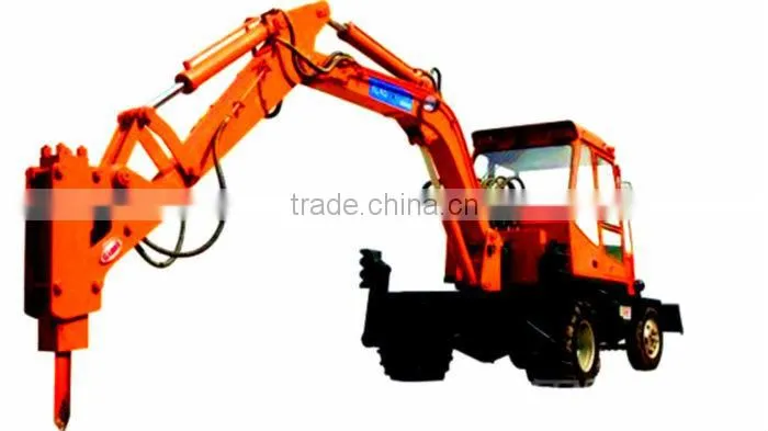 Silenced type hydraulic rock breaker for sale