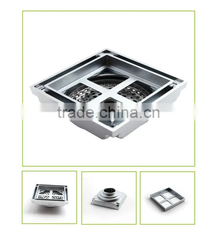 Chrome Shower Drain Covers Strainer Grates