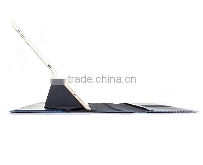 Flexible synthetic PU leather case for ipad, synthetic leather case