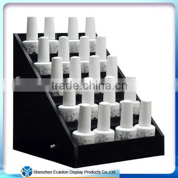 Lucite Acrylic Bottle Display Rack Cosmetic Bottle Organizer