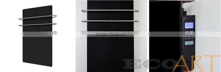 far infrared bathroom heating panels 1000w with heated Towel Rack