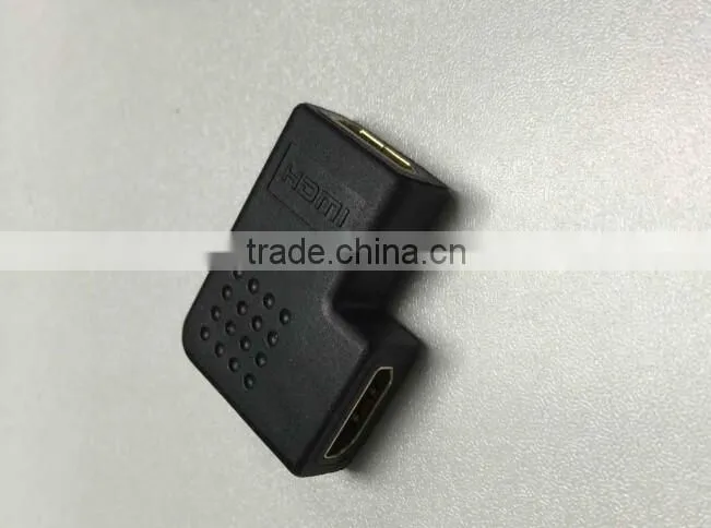 L Shape DHMI adapter A type Female to Female adapter 1080P top quality