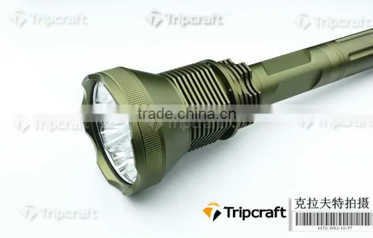 Promotion! 13800 Lumen Super Bright 12x XML T6 LED Flashlight Torch, 5 Mode For Outdoor Sports