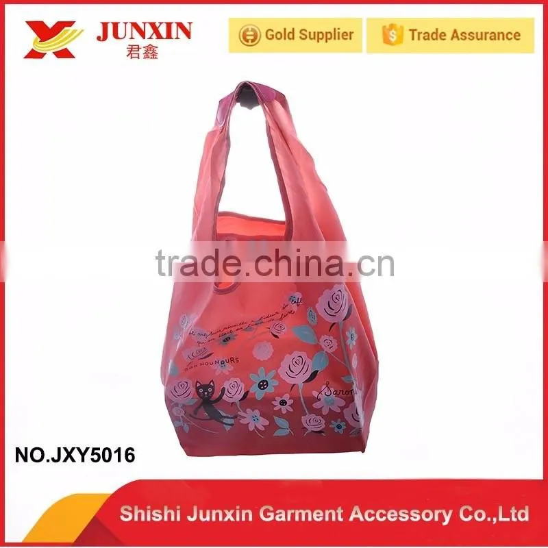 Best selling cheap printed custom made foldable shopping bag