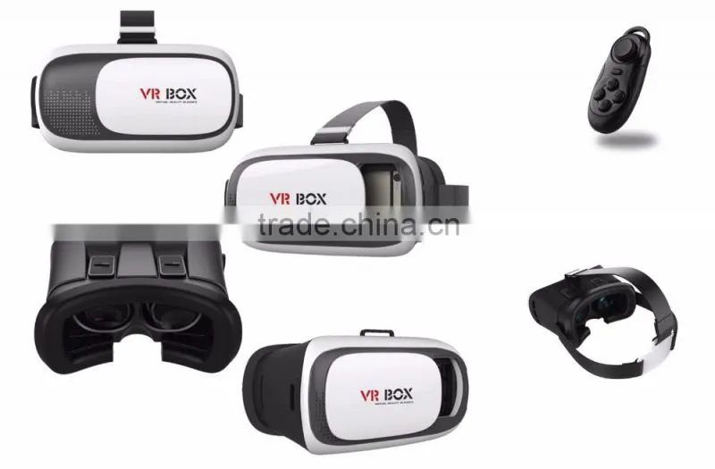 Hot selling white and black support IOS and Android set Bluetooth game joystick for VR box 2.0