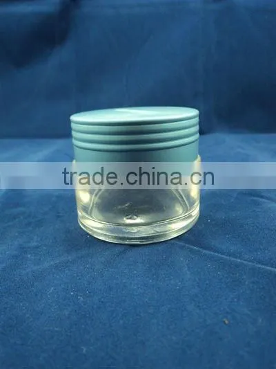 skin care cream glass jar with lid