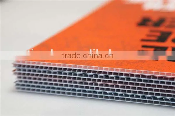 UV resistance cartonplast sign/coreflute sign/coroplast sign with metal stake