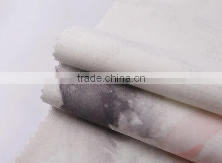 2016 LANCONG sublimation digital printing knitted fabric, jogging fabric, collar rib fabric