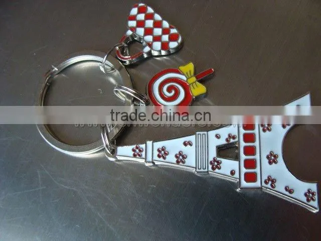 Best selling beautiful znic alloy keychain metal